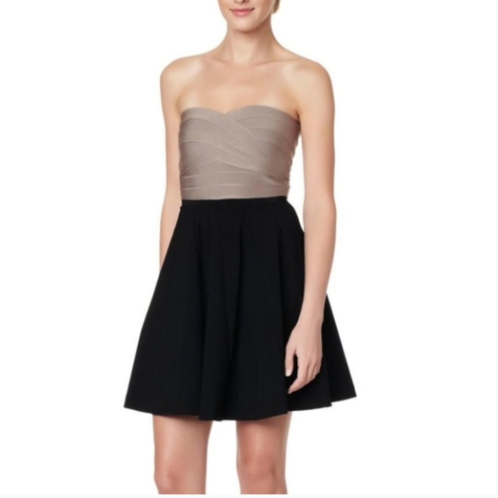 ERIN BY ERIN FETHERSTON Bandage Strapless Dress